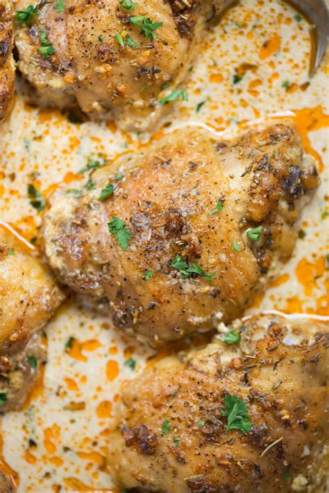 milky thighs|Baked Milk Chicken Thighs .